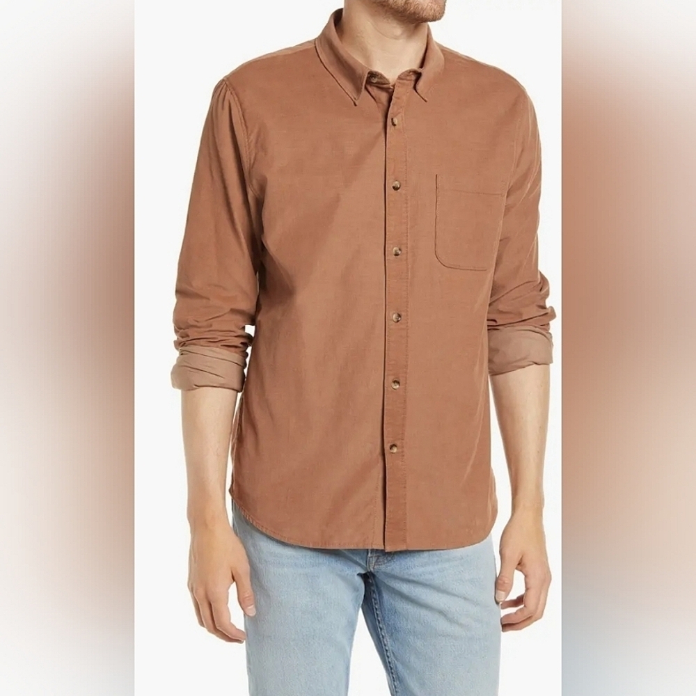 NWOT FRAME Classic Fit Button Down Shirt Size Large